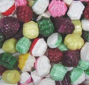 Primrose Deluxe Christmas Hard Candy Mix, 1 Lb Filled with Assorted Chocolate & Jelly Flavors