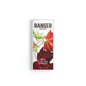 Ranger Chocolate Maple Sugar Chocolate Bar 2.25 OZ Gluten Free Vegan