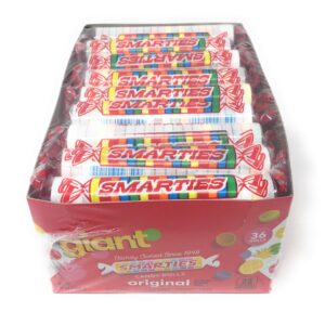 Smarties Candy Bulk Rolls - Gluten Free Assorted Flavors: Pineapple, Cherry, Strawberry, Grape & Orange