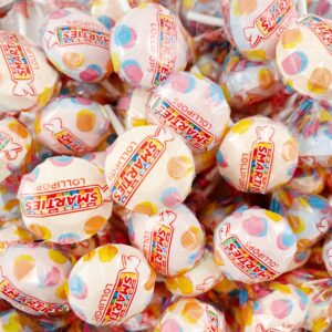 Smarties Lollipops Original Flavors 2lb Vegan-Friendly & Gluten-Free Hard Candy for Parties