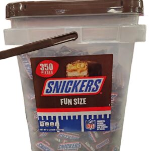 Snickers Fun Size Chocolate Candy Bars 205.68 oz (350 Pieces) Bucket HUBZ