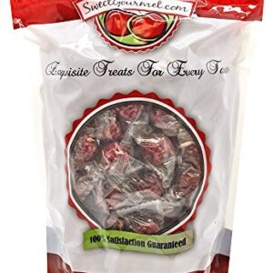 SweetGourmet Raspberry Filled Hard Candy - 1.5 Pounds - All-Natural, Individually Wrapped