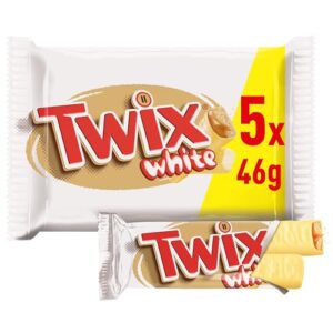 Twix White Limited Edition 5x2, 230g White Chocolate Caramel Biscuit Bar