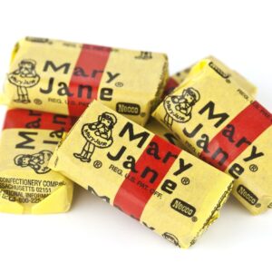 YANKEETRADERS Classic Candy Mary Janes 2 lbs Chewy Peanut Butter Individually Wrapped Treats
